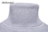 Casual Slim Fit Winter Sweater Men Knitted Pullover Solid Color Turtleneck Pull Homme Male Sweater Autumn Sueter Hombre Knitwear