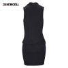 Casual Sexy Deep V-neck Women Dress Summer Dresses For Woman Vestido Boho Beach Sundress With Belt
