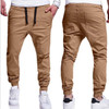 2017 Autumn Solid Color Long Cargo Pants Mens Casual chinos Trouser High Quality Cotton Sweatpants Men Harem Pants Plus Size 3XL