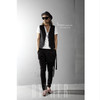 2017 autumn new stereo hanging waist skinny pants crotch tether low harem long pants Metrosexual personality harem pants