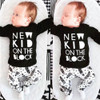 2017 Autumn New s baby Romper baby boy clothes long-sleeved letter T-shirt+pants newborn baby girl clothing
