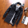2017 autumn new men's casual long section men jacket fashion Slim thin section men coat Men Spring Overcoat Jacket Outerwear 5XL
