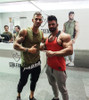 2017 Autumn New Gyms joggers Men Workout Fitness Print Cotton Gyms Pants Sweatpants Bodybuilding Pants Men Skinny Trousers