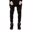 2017 Autumn New Fashion Motorcycle Men Jeans Mid Waist Hip Hop Skinny Biker Jeans Men 3 Colors Stretch Mens Jeans Denim Pants