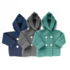 2017 Autumn New Baby Boys Sweaters Coat Kids Infant Girls Hooded Knitted Sweater Jacket for 0-2Y Girls Boys Cardigan Wholesale