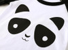 2017 Autumn New Baby Boy Clothes Long-sleeved Cartoon Panda T shirt+Pants 2 Pcs Newborn Clothes Baby Girl Clothing Set
