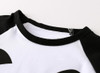 2017 Autumn New Baby Boy Clothes Long-sleeved Cartoon Panda T shirt+Pants 2 Pcs Newborn Clothes Baby Girl Clothing Set
