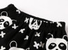 2017 Autumn New Baby Boy Clothes Long-sleeved Cartoon Panda T shirt+Pants 2 Pcs Newborn Clothes Baby Girl Clothing Set