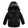 SONGGUIYING A101 Boy Warm Winter Children's Clothing Hooded Down Jackets Coats Kids Boys Cotton Thickening Outerwear Parkas Coat