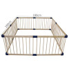 Solid wood gate baby playpen export no smell health baby fence Children's game fence Many Size