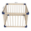 Solid wood gate baby playpen export no smell health baby fence Children's game fence Many Size