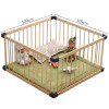 Solid wood gate baby playpen export no smell health baby fence Children's game fence Many Size