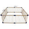 Solid wood gate baby playpen export no smell health baby fence Children's game fence Many Size