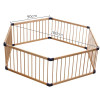 Solid wood gate baby playpen export no smell health baby fence Children's game fence Many Size