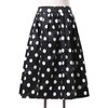 Skirts Womens Fashion Floral Print Pleated Retro Vintage 50s Skirts Pinup 60s Cotton Summer Rockabilly High Waist Women Skirt