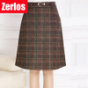 Skirts Womens 2017 spring autumn Woolen Skirt Casual Slim A-line Plaid Midi Skirts Female Fashionable High Waist Saias Femininas Skirts Womens 2017 spring autumn Woolen Skirt Casual Slim A-line Plaid Midi Skirts Female Fashionable High Waist Saias Femininas