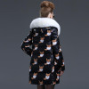 skinnwille fashion women's 2017 medium-long down coat winter jacket women womens winter jackets and coats winter jacketfur coat