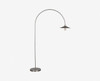 Skal Arch Floor Lamp - Nickel