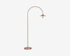 Skal Arch Floor Lamp - Copper