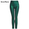 Size S-XXL Summer Style Black Simulation Mermaid Fashion Women Leggings Pants Sexy Digital Print Colorful Trousers Gift 95ZQ9