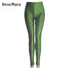 Size S-XXL Summer Style Black Simulation Mermaid Fashion Women Leggings Pants Sexy Digital Print Colorful Trousers Gift 95ZQ9