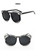 2017 JN Summer Vintage Sunglasses Women Brand Designer Sun Glasses For Women Lunette Round Glasses Metal Frame Sunglasses T15953