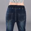 2017 Jeans Womens Elastic Cord Skinny Denim Long Cross-pants Loose Plus Size 40 Woman Jeans Camisa Feminina Lady Fat Trousers