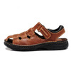 2017 Italian Style Men Sandals Slippers Genuine Leather Outdoor Casual Men'S Summer Shoes Gladiator Sandals For Man