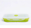 2017 New Silicone Collapsible Portable Bento Box Bowl Lunch Bento Boxes Folding Food Container Lunchbox 800ml Eco-Friendly