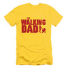 2017 New Short Sleeve T Shirt The Walking Dad Men's Funny T-Shirt Men Cotton Novelty Top Tee Camisetas Father's Day Gift Hombre