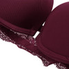 2017 New Sexy Women Bra Front Closure Y-line Straps Racer Back Lace Bra Seamless Padded Push up Bra for Women Soutien Gorge