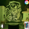 Manga Fullmetal Alchemist Edward Elric 3D Lamp