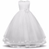2017 new Retail Lace Flower Girl Dress Children Kids Beautiful Wedding Party Dress Girl Formal Party Pageant Long Princess Dress