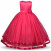 2017 new Retail Lace Flower Girl Dress Children Kids Beautiful Wedding Party Dress Girl Formal Party Pageant Long Princess Dress