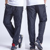 2017 New Quick Dry Men's Pants Plus Size 6XL Long Men Pants Elastic Waist Men Pants ,PA214