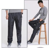 2017 New Quick Dry Mens Exercise Pants Full Length Elastic Waist Mens Active Pants Plus Size 3XL Men Straight Trousers , PA211
