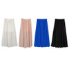 2017 Fashion Design High Waist Women's Chiffon Long Pants Solid Color Loose Women Wide Pants Lady's Trousers All Match Clothes