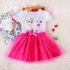 2017 Brand Kids Baby Girls Princess Dress Elsa's and Anna's girl dresses princess elsa anna patterns dress Girls party dress