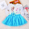 2017 Brand Kids Baby Girls Princess Dress Elsa's and Anna's girl dresses princess elsa anna patterns dress Girls party dress