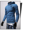 2017 Brand Fashion Mens Hoodies Long Sleeve Pullover Hoodies Men 'S Solid Color Hip Hop Men Hoodies Slim Sweatshirt S-XXL