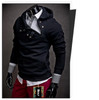 2017 Brand Fashion Mens Hoodies Long Sleeve Pullover Hoodies Men 'S Solid Color Hip Hop Men Hoodies Slim Sweatshirt S-XXL