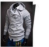 2017 Brand Fashion Mens Hoodies Long Sleeve Pullover Hoodies Men 'S Solid Color Hip Hop Men Hoodies Slim Sweatshirt S-XXL