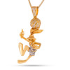 Space Jam x KING ICE – .925 Sterling Silver Bugs Bunny Necklace