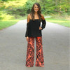 Sought-After Fashion Women Long Pants Loose Elastic Waist Trousers Summer Beach Casual Pants