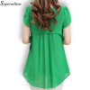 Soperwillton 2017 New Summer Women Blouse Loose Shirt O-Neck Chiffon Blouse Female Short Sleeve Blouse Plus Size 5XL Shirts D378 Soperwillton 2017 New Summer Women Blouse Loose Shirt O-Neck Chiffon Blouse Female Short Sleeve Blouse Plus Size 5XL Shirts D378