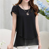 Soperwillton 2017 New Summer Women Blouse Loose Shirt O-Neck Chiffon Blouse Female Short Sleeve Blouse Plus Size 5XL Shirts D378 Soperwillton 2017 New Summer Women Blouse Loose Shirt O-Neck Chiffon Blouse Female Short Sleeve Blouse Plus Size 5XL Shirts D378
