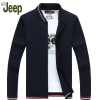2016 Promotions latest AFS JEEP / Battlefield Jeep thick winter coat zipper cardigan sweater collar men's casual loose sweater80