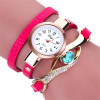 2016 Popular Ladies Rivet Punk Chain Belt Bracelet Watch Hot Retro Crystal Rhinestone Watch Quartz Women Watches ,Free shipping