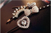 2016 Pearls Crystal Hair Clip Barrettes Hair Accessories Fashion Girls Women Bowknot Heart Crown Flower Cute Headwear Hair Clips