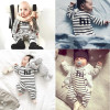 2016 Newborn Baby Boys Girls Clothes 0-24M Infant Bebes Long Sleeve Striped Romper Playsuit One Pieces Outfit Clothing 2016 Newborn Baby Boys Girls Clothes 0-24M Infant Bebes Long Sleeve Striped Romper Playsuit One Pieces Outfit Clothing